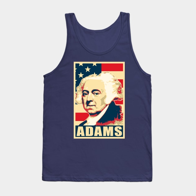 John Adams American Poster Propaganda Tank Top by Nerd_art